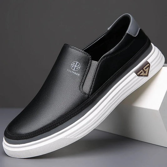 Mocassins pour hommes en cuir italien véritable