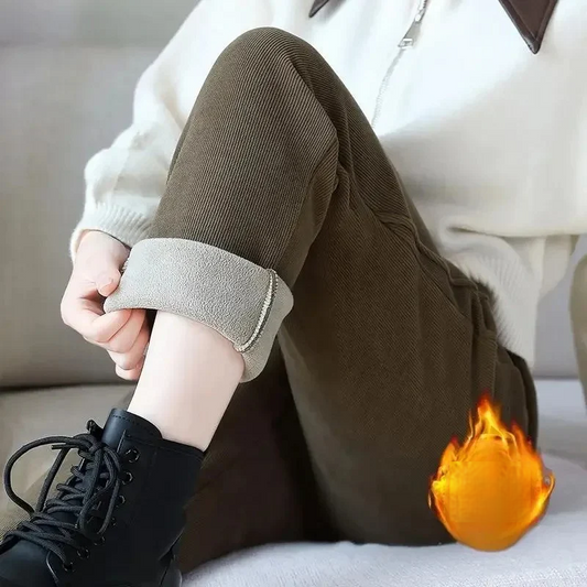 Pantalon Thermique Taille Haute Femme