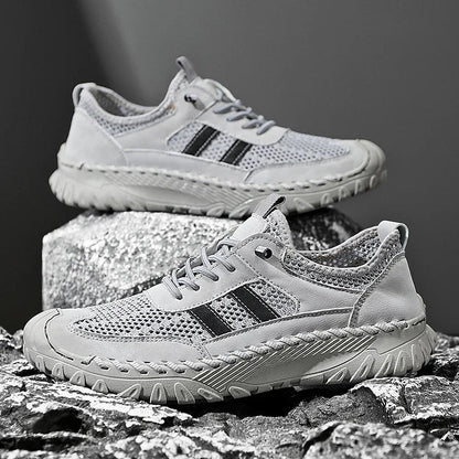 Chaussures de randonnée orthopédiques en cuir pour hommes