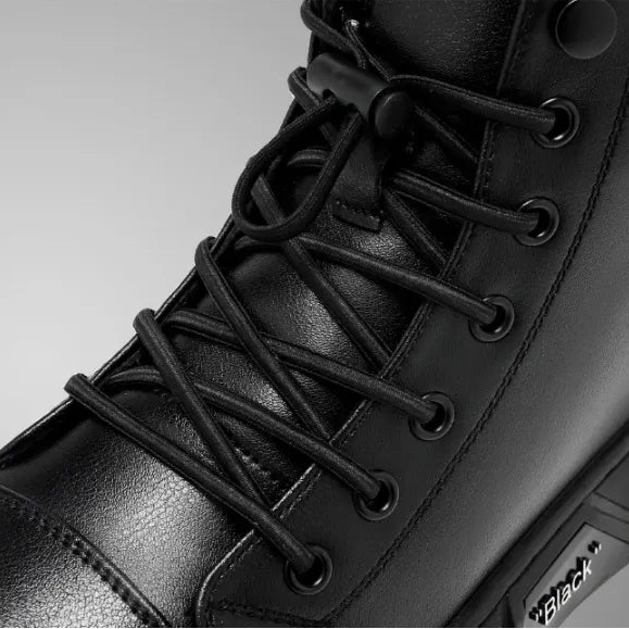 Bottines Chukka Orthopédiques Homme en Cuir Véritable avec Doublure Polaire