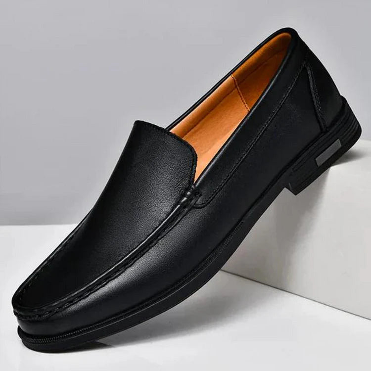 Mocassins pour hommes en cuir véritable italien