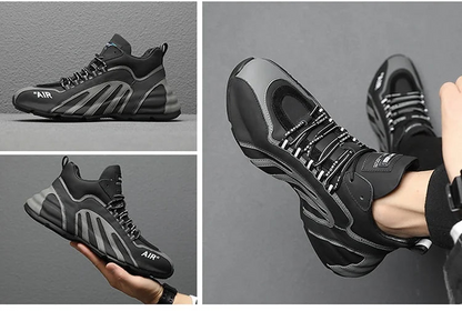 Chaussures de course respirantes à semelle souple pour hommes