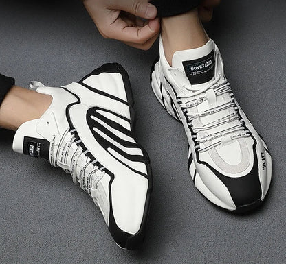 Chaussures de course respirantes à semelle souple pour hommes