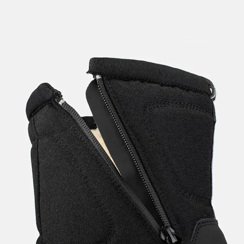 Bottes de neige imperméables, isolées et zippées pour hommes, tout terrain