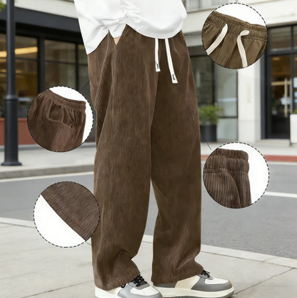 Pantalon ample à cordon et poches pour homme