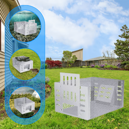 Piège à souris automatique à capture multiple et à déclenchement silencieux