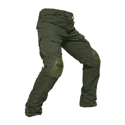 Pantalon cargo renforcé pour homme avec protections amovibles aux genoux