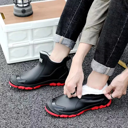 Bottes imperméables et robustes pour hommes, adaptées aux terrains accidentés