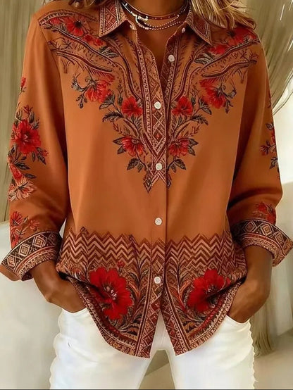 Chemisier de travail à carreaux Willowbrook à manches longues